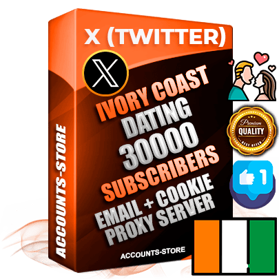 Professional Ivorian PREMIUM X (Twitter) accounts of manual registration and farming for the DATING niche with high trust history photos and tweets — fully themed and optimized for DATING advertising and promotion — 30000 niche-related live active followers 2009–2014 registration year Verified Email (Included) + Cookie JSON for secure import and login to the account + User Agent + High-quality filling (Photo Header Posts). Fully ready for targeted campaigns and ad launches from any country. Perfectly hold ads without bans. Ideal for any earning schemes affiliate promotions and marketing projects. Quality unlimited IPv4 proxy server included. Professional Ivorian PREMIUM X (Twitter) accounts of manual registration and farming for the DATING niche with high trust history photos and tweets — fully themed and optimized for DATING advertising and promotion — 30000 niche-related live active followers 2009–2014 registration year Verified Email (Included) + Cookie JSON for secure import and login to the account + User Agent + High-quality filling (Photo Header Posts). Fully ready for targeted campaigns and ad launches from any country. Perfectly hold ads without bans. Ideal for any earning schemes affiliate promotions and marketing projects. Quality unlimited IPv4 proxy server included.
