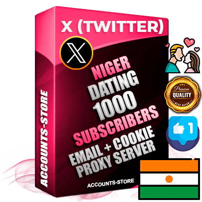 Professional Nigerien PREMIUM X (Twitter) accounts of manual registration and farming for the DATING niche with high trust history photos and tweets — fully themed and optimized for DATING advertising and promotion — 1000 niche-related live active followers 2009–2014 registration year Verified Email (Included) + Cookie JSON for secure import and login to the account + User Agent + High-quality filling (Photo Header Posts). Fully ready for targeted campaigns and ad launches from any country. Perfectly hold ads without bans. Ideal for any earning schemes affiliate promotions and marketing projects. Quality unlimited IPv4 proxy server included. Professional Nigerien PREMIUM X (Twitter) accounts of manual registration and farming for the DATING niche with high trust history photos and tweets — fully themed and optimized for DATING advertising and promotion — 1000 niche-related live active followers 2009–2014 registration year Verified Email (Included) + Cookie JSON for secure import and login to the account + User Agent + High-quality filling (Photo Header Posts). Fully ready for targeted campaigns and ad launches from any country. Perfectly hold ads without bans. Ideal for any earning schemes affiliate promotions and marketing projects. Quality unlimited IPv4 proxy server included.