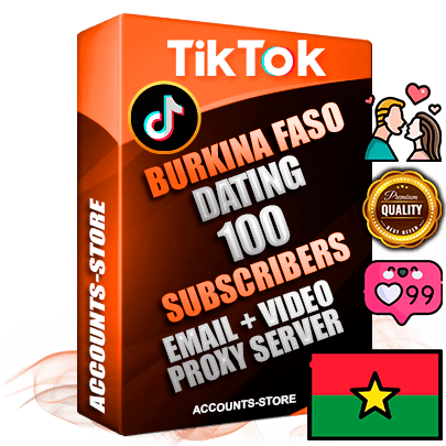Professional Burkinabè PREMIUM TikTok accounts of manual registration and farming for the DATING niche with high trust history profile photos and videos — fully themed and optimized for DATING advertising and promotion — 100 niche-related live active subscribers 2018–2022 registration years Verified Email (included) + Cookie JSON for secure import and login to the account + User Agent + high-quality content filling (profile photo banner and videos). Fully ready for targeted campaigns and ad launches from any country. Perfectly holds ads without bans. Ideal for any earning schemes affiliate promotions and marketing projects. Quality unlimited IPv4 proxy server included. Professional Burkinabè PREMIUM TikTok accounts of manual registration and farming for the DATING niche with high trust history profile photos and videos — fully themed and optimized for DATING advertising and promotion — 100 niche-related live active subscribers 2018–2022 registration years Verified Email (included) + Cookie JSON for secure import and login to the account + User Agent + high-quality content filling (profile photo banner and videos). Fully ready for targeted campaigns and ad launches from any country. Perfectly holds ads without bans. Ideal for any earning schemes affiliate promotions and marketing projects. Quality unlimited IPv4 proxy server included.