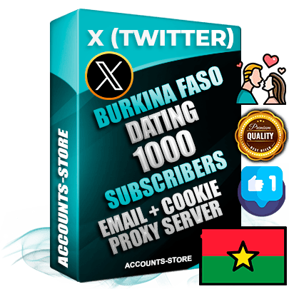 Professional Burkinabè PREMIUM X (Twitter) accounts of manual registration and farming for the DATING niche with high trust history photos and tweets — fully themed and optimized for DATING advertising and promotion — 1000 niche-related live active followers 2009–2014 registration year Verified Email (Included) + Cookie JSON for secure import and login to the account + User Agent + High-quality filling (Photo Header Posts). Fully ready for targeted campaigns and ad launches from any country. Perfectly hold ads without bans. Ideal for any earning schemes affiliate promotions and marketing projects. Quality unlimited IPv4 proxy server included.