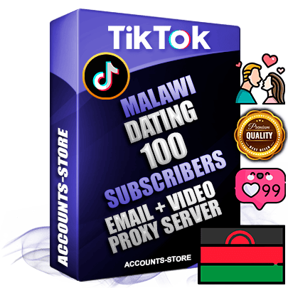 Professional Malawian PREMIUM TikTok accounts of manual registration and farming for the DATING niche with high trust history profile photos and videos — fully themed and optimized for DATING advertising and promotion — 100 niche-related live active subscribers 2018–2022 registration years Verified Email (included) + Cookie JSON for secure import and login to the account + User Agent + high-quality content filling (profile photo banner and videos). Fully ready for targeted campaigns and ad launches from any country. Perfectly holds ads without bans. Ideal for any earning schemes affiliate promotions and marketing projects. Quality unlimited IPv4 proxy server included.