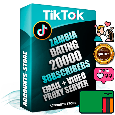 Professional Zambian PREMIUM TikTok accounts of manual registration and farming for the DATING niche with high trust history profile photos and videos — fully themed and optimized for DATING advertising and promotion — 20000 niche-related live active subscribers 2018–2022 registration years Verified Email (included) + Cookie JSON for secure import and login to the account + User Agent + high-quality content filling (profile photo banner and videos). Fully ready for targeted campaigns and ad launches from any country. Perfectly holds ads without bans. Ideal for any earning schemes affiliate promotions and marketing projects. Quality unlimited IPv4 proxy server included.