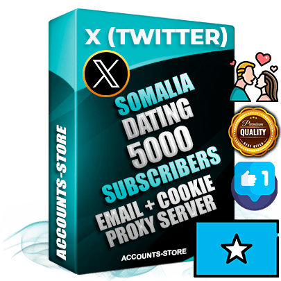 Professional Somali PREMIUM X (Twitter) accounts of manual registration and farming for the DATING niche with high trust history photos and tweets — fully themed and optimized for DATING advertising and promotion — 5000 niche-related live active followers 2009–2014 registration year Verified Email (Included) + Cookie JSON for secure import and login to the account + User Agent + High-quality filling (Photo Header Posts). Fully ready for targeted campaigns and ad launches from any country. Perfectly hold ads without bans. Ideal for any earning schemes affiliate promotions and marketing projects. Quality unlimited IPv4 proxy server included.