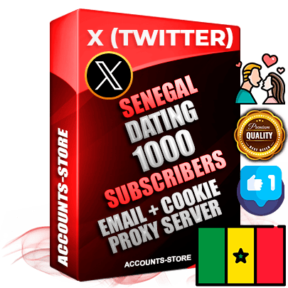 Professional Senegalese PREMIUM X (Twitter) accounts of manual registration and farming for the DATING niche with high trust history photos and tweets — fully themed and optimized for DATING advertising and promotion — 1000 niche-related live active followers 2009–2014 registration year Verified Email (Included) + Cookie JSON for secure import and login to the account + User Agent + High-quality filling (Photo Header Posts). Fully ready for targeted campaigns and ad launches from any country. Perfectly hold ads without bans. Ideal for any earning schemes affiliate promotions and marketing projects. Quality unlimited IPv4 proxy server included.