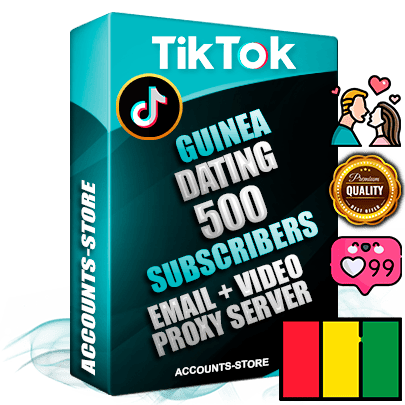 Professional Guinean PREMIUM TikTok accounts of manual registration and farming for the DATING niche with high trust history profile photos and videos — fully themed and optimized for DATING advertising and promotion — 500 niche-related live active subscribers 2018–2022 registration years Verified Email (included) + Cookie JSON for secure import and login to the account + User Agent + high-quality content filling (profile photo banner and videos). Fully ready for targeted campaigns and ad launches from any country. Perfectly holds ads without bans. Ideal for any earning schemes affiliate promotions and marketing projects. Quality unlimited IPv4 proxy server included. Professional Guinean PREMIUM TikTok accounts of manual registration and farming for the DATING niche with high trust history profile photos and videos — fully themed and optimized for DATING advertising and promotion — 500 niche-related live active subscribers 2018–2022 registration years Verified Email (included) + Cookie JSON for secure import and login to the account + User Agent + high-quality content filling (profile photo banner and videos). Fully ready for targeted campaigns and ad launches from any country. Perfectly holds ads without bans. Ideal for any earning schemes affiliate promotions and marketing projects. Quality unlimited IPv4 proxy server included.