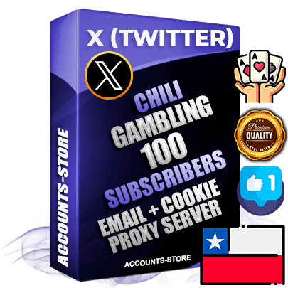 Professional Chilean PREMIUM X (Twitter) accounts of manual registration and farming for the GAMBLING niche with high trust history photos and tweets — fully themed and optimized for GAMBLING advertising and promotion — 100 niche-related live active followers 2009–2014 registration year Verified Email (Included) + Cookie JSON for secure import and login to the account + User Agent + High-quality filling (Photo Header Posts). Fully ready for targeted campaigns and ad launches from any country. Perfectly hold ads without bans. Ideal for any earning schemes affiliate promotions and marketing projects. Quality unlimited IPv4 proxy server included.