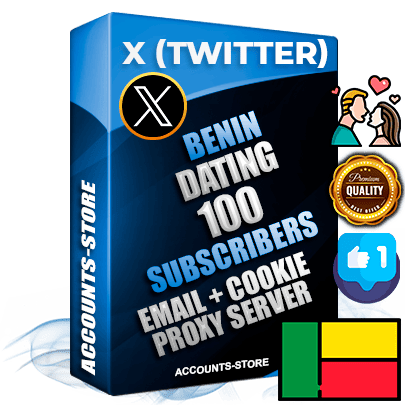 Professional Beninese PREMIUM X (Twitter) accounts of manual registration and farming for the DATING niche with high trust history photos and tweets — fully themed and optimized for DATING advertising and promotion — 100 niche-related live active followers 2009–2014 registration year Verified Email (Included) + Cookie JSON for secure import and login to the account + User Agent + High-quality filling (Photo Header Posts). Fully ready for targeted campaigns and ad launches from any country. Perfectly hold ads without bans. Ideal for any earning schemes affiliate promotions and marketing projects. Quality unlimited IPv4 proxy server included.