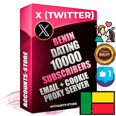Professional Beninese PREMIUM X (Twitter) accounts of manual registration and farming for the DATING niche with high trust history photos and tweets — fully themed and optimized for DATING advertising and promotion — 10000 niche-related live active followers 2009–2014 registration year Verified Email (Included) + Cookie JSON for secure import and login to the account + User Agent + High-quality filling (Photo Header Posts). Fully ready for targeted campaigns and ad launches from any country. Perfectly hold ads without bans. Ideal for any earning schemes affiliate promotions and marketing projects. Quality unlimited IPv4 proxy server included.