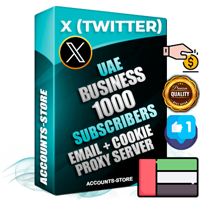 Professional UAE PREMIUM X (Twitter) accounts of manual registration and farming for the FINANCE & BUSINESS niche with high trust history photos and tweets — fully themed and optimized for FINANCE & BUSINESS advertising and promotion — 1000 niche-related live active followers 2009–2014 registration year Verified Email (Included) + Cookie JSON for secure import and login to the account + User Agent + High-quality filling (Photo Header Posts). Fully ready for targeted campaigns and ad launches from any country. Perfectly hold ads without bans. Ideal for any earning schemes affiliate promotions and marketing projects. Quality unlimited IPv4 proxy server included.