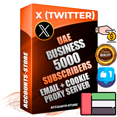 Professional UAE PREMIUM X (Twitter) accounts of manual registration and farming for the FINANCE & BUSINESS niche with high trust history photos and tweets — fully themed and optimized for FINANCE & BUSINESS advertising and promotion — 5000 niche-related live active followers 2009–2014 registration year Verified Email (Included) + Cookie JSON for secure import and login to the account + User Agent + High-quality filling (Photo Header Posts). Fully ready for targeted campaigns and ad launches from any country. Perfectly hold ads without bans. Ideal for any earning schemes affiliate promotions and marketing projects. Quality unlimited IPv4 proxy server included.