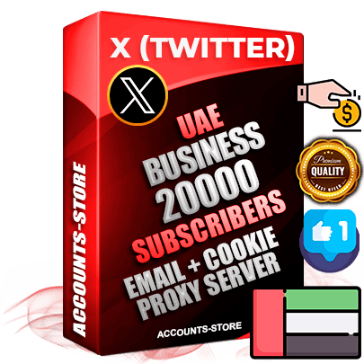 Professional UAE PREMIUM X (Twitter) accounts of manual registration and farming for the FINANCE & BUSINESS niche with high trust history photos and tweets — fully themed and optimized for FINANCE & BUSINESS advertising and promotion — 20000 niche-related live active followers 2009–2014 registration year Verified Email (Included) + Cookie JSON for secure import and login to the account + User Agent + High-quality filling (Photo Header Posts). Fully ready for targeted campaigns and ad launches from any country. Perfectly hold ads without bans. Ideal for any earning schemes affiliate promotions and marketing projects. Quality unlimited IPv4 proxy server included. Professional UAE PREMIUM X (Twitter) accounts of manual registration and farming for the FINANCE & BUSINESS niche with high trust history photos and tweets — fully themed and optimized for FINANCE & BUSINESS advertising and promotion — 20000 niche-related live active followers 2009–2014 registration year Verified Email (Included) + Cookie JSON for secure import and login to the account + User Agent + High-quality filling (Photo Header Posts). Fully ready for targeted campaigns and ad launches from any country. Perfectly hold ads without bans. Ideal for any earning schemes affiliate promotions and marketing projects. Quality unlimited IPv4 proxy server included.