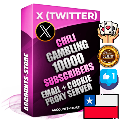 Professional Chilean PREMIUM X (Twitter) accounts of manual registration and farming for the GAMBLING niche with high trust history photos and tweets — fully themed and optimized for GAMBLING advertising and promotion — 10000 niche-related live active followers 2009–2014 registration year Verified Email (Included) + Cookie JSON for secure import and login to the account + User Agent + High-quality filling (Photo Header Posts). Fully ready for targeted campaigns and ad launches from any country. Perfectly hold ads without bans. Ideal for any earning schemes affiliate promotions and marketing projects. Quality unlimited IPv4 proxy server included. Professional Chilean PREMIUM X (Twitter) accounts of manual registration and farming for the GAMBLING niche with high trust history photos and tweets — fully themed and optimized for GAMBLING advertising and promotion — 10000 niche-related live active followers 2009–2014 registration year Verified Email (Included) + Cookie JSON for secure import and login to the account + User Agent + High-quality filling (Photo Header Posts). Fully ready for targeted campaigns and ad launches from any country. Perfectly hold ads without bans. Ideal for any earning schemes affiliate promotions and marketing projects. Quality unlimited IPv4 proxy server included.