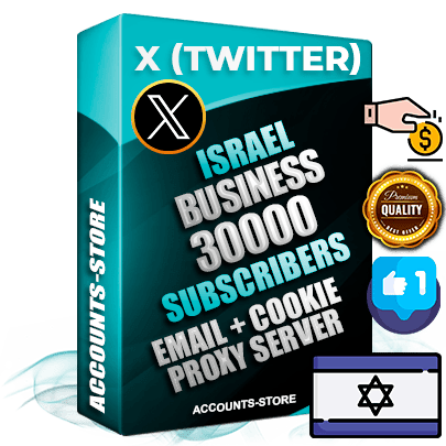 Professional Israeli PREMIUM X (Twitter) accounts of manual registration and farming for the FINANCE & BUSINESS niche with high trust history photos and tweets — fully themed and optimized for FINANCE & BUSINESS advertising and promotion — 30000 niche-related live active followers 2009–2014 registration year Verified Email (Included) + Cookie JSON for secure import and login to the account + User Agent + High-quality filling (Photo Header Posts). Fully ready for targeted campaigns and ad launches from any country. Perfectly hold ads without bans. Ideal for any earning schemes affiliate promotions and marketing projects. Quality unlimited IPv4 proxy server included. Professional Israeli PREMIUM X (Twitter) accounts of manual registration and farming for the FINANCE & BUSINESS niche with high trust history photos and tweets — fully themed and optimized for FINANCE & BUSINESS advertising and promotion — 30000 niche-related live active followers 2009–2014 registration year Verified Email (Included) + Cookie JSON for secure import and login to the account + User Agent + High-quality filling (Photo Header Posts). Fully ready for targeted campaigns and ad launches from any country. Perfectly hold ads without bans. Ideal for any earning schemes affiliate promotions and marketing projects. Quality unlimited IPv4 proxy server included.