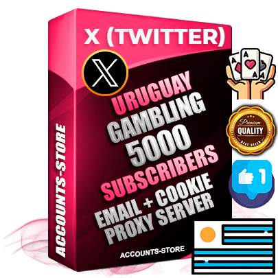 Professional Uruguayan PREMIUM X (Twitter) accounts of manual registration and farming for the GAMBLING niche with high trust history photos and tweets — fully themed and optimized for GAMBLING advertising and promotion — 5000 niche-related live active followers 2009–2014 registration year Verified Email (Included) + Cookie JSON for secure import and login to the account + User Agent + High-quality filling (Photo Header Posts). Fully ready for targeted campaigns and ad launches from any country. Perfectly hold ads without bans. Ideal for any earning schemes affiliate promotions and marketing projects. Quality unlimited IPv4 proxy server included. Professional Uruguayan PREMIUM X (Twitter) accounts of manual registration and farming for the GAMBLING niche with high trust history photos and tweets — fully themed and optimized for GAMBLING advertising and promotion — 5000 niche-related live active followers 2009–2014 registration year Verified Email (Included) + Cookie JSON for secure import and login to the account + User Agent + High-quality filling (Photo Header Posts). Fully ready for targeted campaigns and ad launches from any country. Perfectly hold ads without bans. Ideal for any earning schemes affiliate promotions and marketing projects. Quality unlimited IPv4 proxy server included.