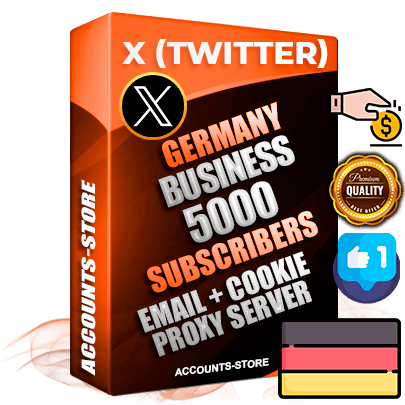 Professional German PREMIUM X (Twitter) accounts of manual registration and farming for the FINANCE & BUSINESS niche with high trust history photos and tweets — fully themed and optimized for FINANCE & BUSINESS advertising and promotion — 5000 niche-related live active followers 2009–2014 registration year Verified Email (Included) + Cookie JSON for secure import and login to the account + User Agent + High-quality filling (Photo Header Posts). Fully ready for targeted campaigns and ad launches from any country. Perfectly hold ads without bans. Ideal for any earning schemes affiliate promotions and marketing projects. Quality unlimited IPv4 proxy server included.