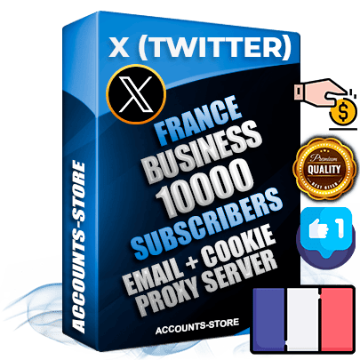 Professional French PREMIUM X (Twitter) accounts of manual registration and farming for the FINANCE & BUSINESS niche with high trust history photos and tweets — fully themed and optimized for FINANCE & BUSINESS advertising and promotion — 10000 niche-related live active followers 2009–2014 registration year Verified Email (Included) + Cookie JSON for secure import and login to the account + User Agent + High-quality filling (Photo Header Posts). Fully ready for targeted campaigns and ad launches from any country. Perfectly hold ads without bans. Ideal for any earning schemes affiliate promotions and marketing projects. Quality unlimited IPv4 proxy server included. Professional French PREMIUM X (Twitter) accounts of manual registration and farming for the FINANCE & BUSINESS niche with high trust history photos and tweets — fully themed and optimized for FINANCE & BUSINESS advertising and promotion — 10000 niche-related live active followers 2009–2014 registration year Verified Email (Included) + Cookie JSON for secure import and login to the account + User Agent + High-quality filling (Photo Header Posts). Fully ready for targeted campaigns and ad launches from any country. Perfectly hold ads without bans. Ideal for any earning schemes affiliate promotions and marketing projects. Quality unlimited IPv4 proxy server included.