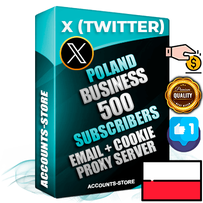 Professional Polish PREMIUM X (Twitter) accounts of manual registration and farming for the FINANCE & BUSINESS niche with high trust history photos and tweets — fully themed and optimized for FINANCE & BUSINESS advertising and promotion — 500 niche-related live active followers 2009–2014 registration year Verified Email (Included) + Cookie JSON for secure import and login to the account + User Agent + High-quality filling (Photo Header Posts). Fully ready for targeted campaigns and ad launches from any country. Perfectly hold ads without bans. Ideal for any earning schemes affiliate promotions and marketing projects. Quality unlimited IPv4 proxy server included.