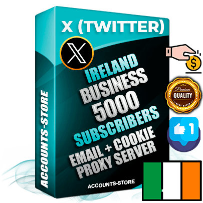 Professional Irish PREMIUM X (Twitter) accounts of manual registration and farming for the FINANCE & BUSINESS niche with high trust history photos and tweets — fully themed and optimized for FINANCE & BUSINESS advertising and promotion — 5000 niche-related live active followers 2009–2014 registration year Verified Email (Included) + Cookie JSON for secure import and login to the account + User Agent + High-quality filling (Photo Header Posts). Fully ready for targeted campaigns and ad launches from any country. Perfectly hold ads without bans. Ideal for any earning schemes affiliate promotions and marketing projects. Quality unlimited IPv4 proxy server included. Professional Irish PREMIUM X (Twitter) accounts of manual registration and farming for the FINANCE & BUSINESS niche with high trust history photos and tweets — fully themed and optimized for FINANCE & BUSINESS advertising and promotion — 5000 niche-related live active followers 2009–2014 registration year Verified Email (Included) + Cookie JSON for secure import and login to the account + User Agent + High-quality filling (Photo Header Posts). Fully ready for targeted campaigns and ad launches from any country. Perfectly hold ads without bans. Ideal for any earning schemes affiliate promotions and marketing projects. Quality unlimited IPv4 proxy server included.