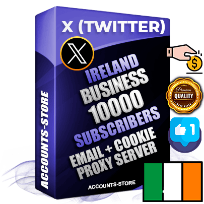 Professional Irish PREMIUM X (Twitter) accounts of manual registration and farming for the FINANCE & BUSINESS niche with high trust history photos and tweets — fully themed and optimized for FINANCE & BUSINESS advertising and promotion — 10000 niche-related live active followers 2009–2014 registration year Verified Email (Included) + Cookie JSON for secure import and login to the account + User Agent + High-quality filling (Photo Header Posts). Fully ready for targeted campaigns and ad launches from any country. Perfectly hold ads without bans. Ideal for any earning schemes affiliate promotions and marketing projects. Quality unlimited IPv4 proxy server included. Professional Irish PREMIUM X (Twitter) accounts of manual registration and farming for the FINANCE & BUSINESS niche with high trust history photos and tweets — fully themed and optimized for FINANCE & BUSINESS advertising and promotion — 10000 niche-related live active followers 2009–2014 registration year Verified Email (Included) + Cookie JSON for secure import and login to the account + User Agent + High-quality filling (Photo Header Posts). Fully ready for targeted campaigns and ad launches from any country. Perfectly hold ads without bans. Ideal for any earning schemes affiliate promotions and marketing projects. Quality unlimited IPv4 proxy server included.