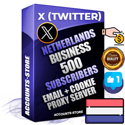 Professional Dutch PREMIUM X (Twitter) accounts of manual registration and farming for the FINANCE & BUSINESS niche with high trust history photos and tweets — fully themed and optimized for FINANCE & BUSINESS advertising and promotion — 500 niche-related live active followers 2009–2014 registration year Verified Email (Included) + Cookie JSON for secure import and login to the account + User Agent + High-quality filling (Photo Header Posts). Fully ready for targeted campaigns and ad launches from any country. Perfectly hold ads without bans. Ideal for any earning schemes affiliate promotions and marketing projects. Quality unlimited IPv4 proxy server included.
