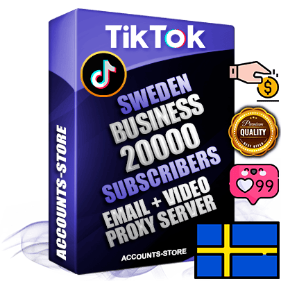 Professional Swedish PREMIUM TikTok accounts of manual registration and farming for the FINANCE & BUSINESS niche with high trust history profile photos and videos — fully themed and optimized for FINANCE & BUSINESS advertising and promotion — 20000 niche-related live active subscribers 2018–2022 registration years Verified Email (included) + Cookie JSON for secure import and login to the account + User Agent + high-quality content filling (profile photo banner and videos). Fully ready for targeted campaigns and ad launches from any country. Perfectly holds ads without bans. Ideal for any earning schemes affiliate promotions and marketing projects. Quality unlimited IPv4 proxy server included. Professional Swedish PREMIUM TikTok accounts of manual registration and farming for the FINANCE & BUSINESS niche with high trust history profile photos and videos — fully themed and optimized for FINANCE & BUSINESS advertising and promotion — 20000 niche-related live active subscribers 2018–2022 registration years Verified Email (included) + Cookie JSON for secure import and login to the account + User Agent + high-quality content filling (profile photo banner and videos). Fully ready for targeted campaigns and ad launches from any country. Perfectly holds ads without bans. Ideal for any earning schemes affiliate promotions and marketing projects. Quality unlimited IPv4 proxy server included.