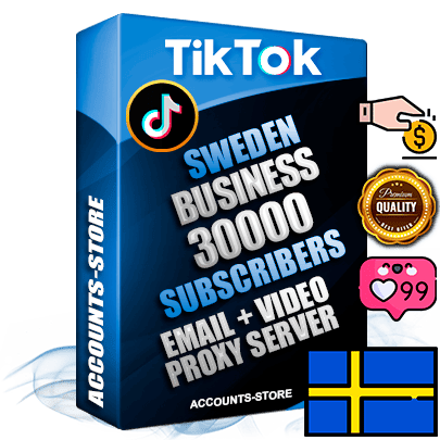 Professional Swedish PREMIUM TikTok accounts of manual registration and farming for the FINANCE & BUSINESS niche with high trust history profile photos and videos — fully themed and optimized for FINANCE & BUSINESS advertising and promotion — 30000 niche-related live active subscribers 2018–2022 registration years Verified Email (included) + Cookie JSON for secure import and login to the account + User Agent + high-quality content filling (profile photo banner and videos). Fully ready for targeted campaigns and ad launches from any country. Perfectly holds ads without bans. Ideal for any earning schemes affiliate promotions and marketing projects. Quality unlimited IPv4 proxy server included. Professional Swedish PREMIUM TikTok accounts of manual registration and farming for the FINANCE & BUSINESS niche with high trust history profile photos and videos — fully themed and optimized for FINANCE & BUSINESS advertising and promotion — 30000 niche-related live active subscribers 2018–2022 registration years Verified Email (included) + Cookie JSON for secure import and login to the account + User Agent + high-quality content filling (profile photo banner and videos). Fully ready for targeted campaigns and ad launches from any country. Perfectly holds ads without bans. Ideal for any earning schemes affiliate promotions and marketing projects. Quality unlimited IPv4 proxy server included.