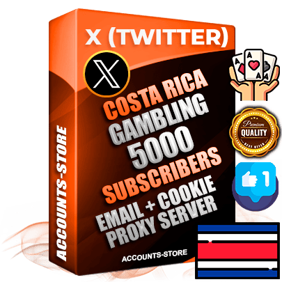Professional Costa Rican PREMIUM X (Twitter) accounts of manual registration and farming for the GAMBLING niche with high trust history photos and tweets — fully themed and optimized for GAMBLING advertising and promotion — 5000 niche-related live active followers 2009–2014 registration year Verified Email (Included) + Cookie JSON for secure import and login to the account + User Agent + High-quality filling (Photo Header Posts). Fully ready for targeted campaigns and ad launches from any country. Perfectly hold ads without bans. Ideal for any earning schemes affiliate promotions and marketing projects. Quality unlimited IPv4 proxy server included. Professional Costa Rican PREMIUM X (Twitter) accounts of manual registration and farming for the GAMBLING niche with high trust history photos and tweets — fully themed and optimized for GAMBLING advertising and promotion — 5000 niche-related live active followers 2009–2014 registration year Verified Email (Included) + Cookie JSON for secure import and login to the account + User Agent + High-quality filling (Photo Header Posts). Fully ready for targeted campaigns and ad launches from any country. Perfectly hold ads without bans. Ideal for any earning schemes affiliate promotions and marketing projects. Quality unlimited IPv4 proxy server included.