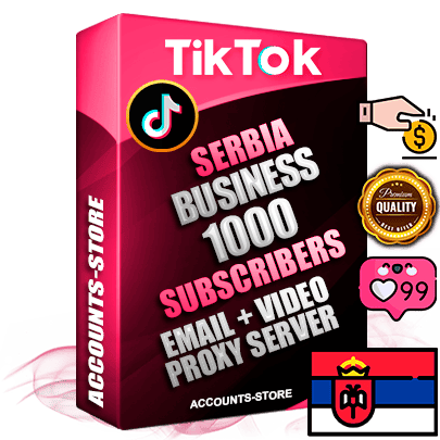 Professional Serbian PREMIUM TikTok accounts of manual registration and farming for the FINANCE & BUSINESS niche with high trust history profile photos and videos — fully themed and optimized for FINANCE & BUSINESS advertising and promotion — 1000 niche-related live active subscribers 2018–2022 registration years Verified Email (included) + Cookie JSON for secure import and login to the account + User Agent + high-quality content filling (profile photo banner and videos). Fully ready for targeted campaigns and ad launches from any country. Perfectly holds ads without bans. Ideal for any earning schemes affiliate promotions and marketing projects. Quality unlimited IPv4 proxy server included. Professional Serbian PREMIUM TikTok accounts of manual registration and farming for the FINANCE & BUSINESS niche with high trust history profile photos and videos — fully themed and optimized for FINANCE & BUSINESS advertising and promotion — 1000 niche-related live active subscribers 2018–2022 registration years Verified Email (included) + Cookie JSON for secure import and login to the account + User Agent + high-quality content filling (profile photo banner and videos). Fully ready for targeted campaigns and ad launches from any country. Perfectly holds ads without bans. Ideal for any earning schemes affiliate promotions and marketing projects. Quality unlimited IPv4 proxy server included.