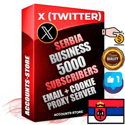 Professional Serbian PREMIUM X (Twitter) accounts of manual registration and farming for the FINANCE & BUSINESS niche with high trust history photos and tweets — fully themed and optimized for FINANCE & BUSINESS advertising and promotion — 5000 niche-related live active followers 2009–2014 registration year Verified Email (Included) + Cookie JSON for secure import and login to the account + User Agent + High-quality filling (Photo Header Posts). Fully ready for targeted campaigns and ad launches from any country. Perfectly hold ads without bans. Ideal for any earning schemes affiliate promotions and marketing projects. Quality unlimited IPv4 proxy server included.