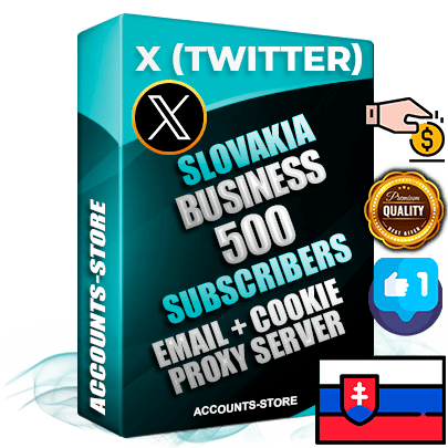 Professional Slovak PREMIUM X (Twitter) accounts of manual registration and farming for the FINANCE & BUSINESS niche with high trust history photos and tweets — fully themed and optimized for FINANCE & BUSINESS advertising and promotion — 500 niche-related live active followers 2009–2014 registration year Verified Email (Included) + Cookie JSON for secure import and login to the account + User Agent + High-quality filling (Photo Header Posts). Fully ready for targeted campaigns and ad launches from any country. Perfectly hold ads without bans. Ideal for any earning schemes affiliate promotions and marketing projects. Quality unlimited IPv4 proxy server included.