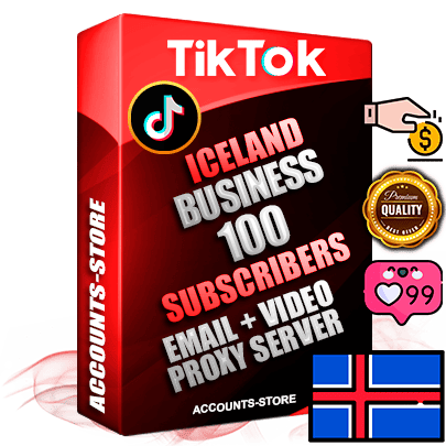 Professional Icelandic PREMIUM TikTok accounts of manual registration and farming for the FINANCE & BUSINESS niche with high trust history profile photos and videos — fully themed and optimized for FINANCE & BUSINESS advertising and promotion — 100 niche-related live active subscribers 2018–2022 registration years Verified Email (included) + Cookie JSON for secure import and login to the account + User Agent + high-quality content filling (profile photo banner and videos). Fully ready for targeted campaigns and ad launches from any country. Perfectly holds ads without bans. Ideal for any earning schemes affiliate promotions and marketing projects. Quality unlimited IPv4 proxy server included.