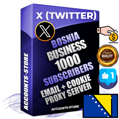 Professional Bosnian PREMIUM X (Twitter) accounts of manual registration and farming for the FINANCE & BUSINESS niche with high trust history photos and tweets — fully themed and optimized for FINANCE & BUSINESS advertising and promotion — 1000 niche-related live active followers 2009–2014 registration year Verified Email (Included) + Cookie JSON for secure import and login to the account + User Agent + High-quality filling (Photo Header Posts). Fully ready for targeted campaigns and ad launches from any country. Perfectly hold ads without bans. Ideal for any earning schemes affiliate promotions and marketing projects. Quality unlimited IPv4 proxy server included. Professional Bosnian PREMIUM X (Twitter) accounts of manual registration and farming for the FINANCE & BUSINESS niche with high trust history photos and tweets — fully themed and optimized for FINANCE & BUSINESS advertising and promotion — 1000 niche-related live active followers 2009–2014 registration year Verified Email (Included) + Cookie JSON for secure import and login to the account + User Agent + High-quality filling (Photo Header Posts). Fully ready for targeted campaigns and ad launches from any country. Perfectly hold ads without bans. Ideal for any earning schemes affiliate promotions and marketing projects. Quality unlimited IPv4 proxy server included.