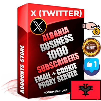 Professional Albanian PREMIUM X (Twitter) accounts of manual registration and farming for the FINANCE & BUSINESS niche with high trust history photos and tweets — fully themed and optimized for FINANCE & BUSINESS advertising and promotion — 1000 niche-related live active followers 2009–2014 registration year Verified Email (Included) + Cookie JSON for secure import and login to the account + User Agent + High-quality filling (Photo Header Posts). Fully ready for targeted campaigns and ad launches from any country. Perfectly hold ads without bans. Ideal for any earning schemes affiliate promotions and marketing projects. Quality unlimited IPv4 proxy server included. Professional Albanian PREMIUM X (Twitter) accounts of manual registration and farming for the FINANCE & BUSINESS niche with high trust history photos and tweets — fully themed and optimized for FINANCE & BUSINESS advertising and promotion — 1000 niche-related live active followers 2009–2014 registration year Verified Email (Included) + Cookie JSON for secure import and login to the account + User Agent + High-quality filling (Photo Header Posts). Fully ready for targeted campaigns and ad launches from any country. Perfectly hold ads without bans. Ideal for any earning schemes affiliate promotions and marketing projects. Quality unlimited IPv4 proxy server included.