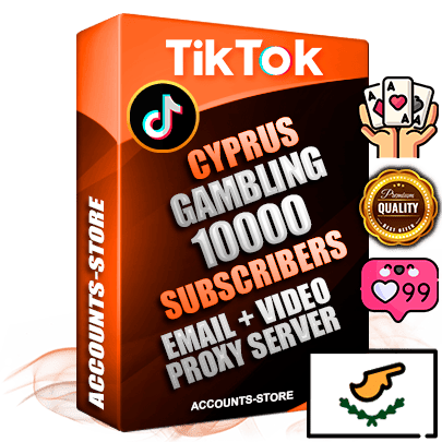 Professional Cyprus PREMIUM TikTok accounts of manual registration and farming for the GAMBLING niche with high trust history profile photos and videos — fully themed and optimized for GAMBLING advertising and promotion — 10000 niche-related live active subscribers 2018–2022 registration years Verified Email (included) + Cookie JSON for secure import and login to the account + User Agent + high-quality content filling (profile photo banner and videos). Fully ready for targeted campaigns and ad launches from any country. Perfectly holds ads without bans. Ideal for any earning schemes affiliate promotions and marketing projects. Quality unlimited IPv4 proxy server included.