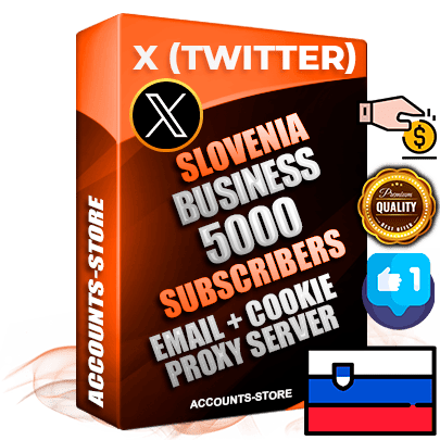 Professional Slovenian PREMIUM X (Twitter) accounts of manual registration and farming for the FINANCE & BUSINESS niche with high trust history photos and tweets — fully themed and optimized for FINANCE & BUSINESS advertising and promotion — 5000 niche-related live active followers 2009–2014 registration year Verified Email (Included) + Cookie JSON for secure import and login to the account + User Agent + High-quality filling (Photo Header Posts). Fully ready for targeted campaigns and ad launches from any country. Perfectly hold ads without bans. Ideal for any earning schemes affiliate promotions and marketing projects. Quality unlimited IPv4 proxy server included. Professional Slovenian PREMIUM X (Twitter) accounts of manual registration and farming for the FINANCE & BUSINESS niche with high trust history photos and tweets — fully themed and optimized for FINANCE & BUSINESS advertising and promotion — 5000 niche-related live active followers 2009–2014 registration year Verified Email (Included) + Cookie JSON for secure import and login to the account + User Agent + High-quality filling (Photo Header Posts). Fully ready for targeted campaigns and ad launches from any country. Perfectly hold ads without bans. Ideal for any earning schemes affiliate promotions and marketing projects. Quality unlimited IPv4 proxy server included.