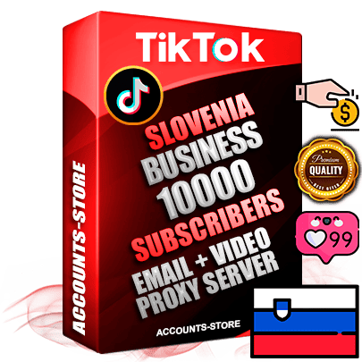 Professional Slovenian PREMIUM TikTok accounts of manual registration and farming for the FINANCE & BUSINESS niche with high trust history profile photos and videos — fully themed and optimized for FINANCE & BUSINESS advertising and promotion — 10000 niche-related live active subscribers 2018–2022 registration years Verified Email (included) + Cookie JSON for secure import and login to the account + User Agent + high-quality content filling (profile photo banner and videos). Fully ready for targeted campaigns and ad launches from any country. Perfectly holds ads without bans. Ideal for any earning schemes affiliate promotions and marketing projects. Quality unlimited IPv4 proxy server included. Professional Slovenian PREMIUM TikTok accounts of manual registration and farming for the FINANCE & BUSINESS niche with high trust history profile photos and videos — fully themed and optimized for FINANCE & BUSINESS advertising and promotion — 10000 niche-related live active subscribers 2018–2022 registration years Verified Email (included) + Cookie JSON for secure import and login to the account + User Agent + high-quality content filling (profile photo banner and videos). Fully ready for targeted campaigns and ad launches from any country. Perfectly holds ads without bans. Ideal for any earning schemes affiliate promotions and marketing projects. Quality unlimited IPv4 proxy server included.
