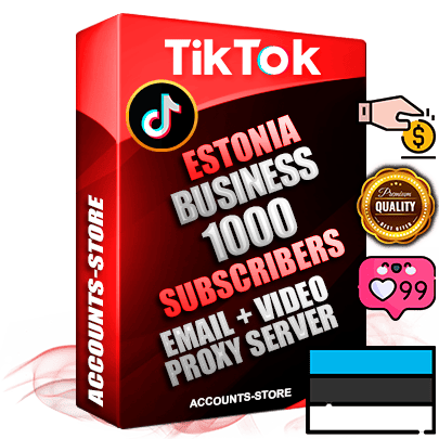 Professional Estonian PREMIUM TikTok accounts of manual registration and farming for the FINANCE & BUSINESS niche with high trust history profile photos and videos — fully themed and optimized for FINANCE & BUSINESS advertising and promotion — 1000 niche-related live active subscribers 2018–2022 registration years Verified Email (included) + Cookie JSON for secure import and login to the account + User Agent + high-quality content filling (profile photo banner and videos). Fully ready for targeted campaigns and ad launches from any country. Perfectly holds ads without bans. Ideal for any earning schemes affiliate promotions and marketing projects. Quality unlimited IPv4 proxy server included. Professional Estonian PREMIUM TikTok accounts of manual registration and farming for the FINANCE & BUSINESS niche with high trust history profile photos and videos — fully themed and optimized for FINANCE & BUSINESS advertising and promotion — 1000 niche-related live active subscribers 2018–2022 registration years Verified Email (included) + Cookie JSON for secure import and login to the account + User Agent + high-quality content filling (profile photo banner and videos). Fully ready for targeted campaigns and ad launches from any country. Perfectly holds ads without bans. Ideal for any earning schemes affiliate promotions and marketing projects. Quality unlimited IPv4 proxy server included.