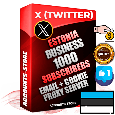 Professional Estonian PREMIUM X (Twitter) accounts of manual registration and farming for the FINANCE & BUSINESS niche with high trust history photos and tweets — fully themed and optimized for FINANCE & BUSINESS advertising and promotion — 1000 niche-related live active followers 2009–2014 registration year Verified Email (Included) + Cookie JSON for secure import and login to the account + User Agent + High-quality filling (Photo Header Posts). Fully ready for targeted campaigns and ad launches from any country. Perfectly hold ads without bans. Ideal for any earning schemes affiliate promotions and marketing projects. Quality unlimited IPv4 proxy server included.