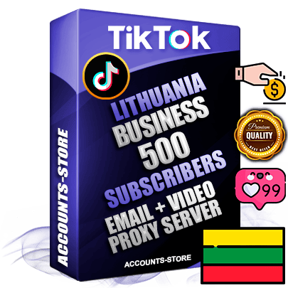 Professional Lithuanian PREMIUM TikTok accounts of manual registration and farming for the FINANCE & BUSINESS niche with high trust history profile photos and videos — fully themed and optimized for FINANCE & BUSINESS advertising and promotion — 500 niche-related live active subscribers 2018–2022 registration years Verified Email (included) + Cookie JSON for secure import and login to the account + User Agent + high-quality content filling (profile photo banner and videos). Fully ready for targeted campaigns and ad launches from any country. Perfectly holds ads without bans. Ideal for any earning schemes affiliate promotions and marketing projects. Quality unlimited IPv4 proxy server included. Professional Lithuanian PREMIUM TikTok accounts of manual registration and farming for the FINANCE & BUSINESS niche with high trust history profile photos and videos — fully themed and optimized for FINANCE & BUSINESS advertising and promotion — 500 niche-related live active subscribers 2018–2022 registration years Verified Email (included) + Cookie JSON for secure import and login to the account + User Agent + high-quality content filling (profile photo banner and videos). Fully ready for targeted campaigns and ad launches from any country. Perfectly holds ads without bans. Ideal for any earning schemes affiliate promotions and marketing projects. Quality unlimited IPv4 proxy server included.
