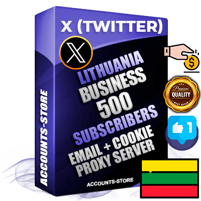 Professional Lithuanian PREMIUM X (Twitter) accounts of manual registration and farming for the FINANCE & BUSINESS niche with high trust history photos and tweets — fully themed and optimized for FINANCE & BUSINESS advertising and promotion — 500 niche-related live active followers 2009–2014 registration year Verified Email (Included) + Cookie JSON for secure import and login to the account + User Agent + High-quality filling (Photo Header Posts). Fully ready for targeted campaigns and ad launches from any country. Perfectly hold ads without bans. Ideal for any earning schemes affiliate promotions and marketing projects. Quality unlimited IPv4 proxy server included. Professional Lithuanian PREMIUM X (Twitter) accounts of manual registration and farming for the FINANCE & BUSINESS niche with high trust history photos and tweets — fully themed and optimized for FINANCE & BUSINESS advertising and promotion — 500 niche-related live active followers 2009–2014 registration year Verified Email (Included) + Cookie JSON for secure import and login to the account + User Agent + High-quality filling (Photo Header Posts). Fully ready for targeted campaigns and ad launches from any country. Perfectly hold ads without bans. Ideal for any earning schemes affiliate promotions and marketing projects. Quality unlimited IPv4 proxy server included.