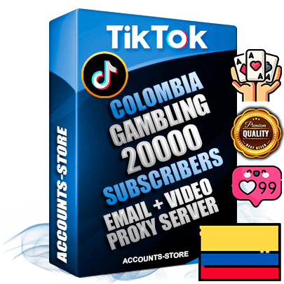 Professional Colombian PREMIUM TikTok accounts of manual registration and farming for the GAMBLING niche with high trust history profile photos and videos — fully themed and optimized for GAMBLING advertising and promotion — 20000 niche-related live active subscribers 2018–2022 registration years Verified Email (included) + Cookie JSON for secure import and login to the account + User Agent + high-quality content filling (profile photo banner and videos). Fully ready for targeted campaigns and ad launches from any country. Perfectly holds ads without bans. Ideal for any earning schemes affiliate promotions and marketing projects. Quality unlimited IPv4 proxy server included. Professional Colombian PREMIUM TikTok accounts of manual registration and farming for the GAMBLING niche with high trust history profile photos and videos — fully themed and optimized for GAMBLING advertising and promotion — 20000 niche-related live active subscribers 2018–2022 registration years Verified Email (included) + Cookie JSON for secure import and login to the account + User Agent + high-quality content filling (profile photo banner and videos). Fully ready for targeted campaigns and ad launches from any country. Perfectly holds ads without bans. Ideal for any earning schemes affiliate promotions and marketing projects. Quality unlimited IPv4 proxy server included.