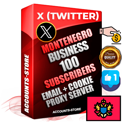 Professional Montenegrin PREMIUM X (Twitter) accounts of manual registration and farming for the FINANCE & BUSINESS niche with high trust history photos and tweets — fully themed and optimized for FINANCE & BUSINESS advertising and promotion — 100 niche-related live active followers 2009–2014 registration year Verified Email (Included) + Cookie JSON for secure import and login to the account + User Agent + High-quality filling (Photo Header Posts). Fully ready for targeted campaigns and ad launches from any country. Perfectly hold ads without bans. Ideal for any earning schemes affiliate promotions and marketing projects. Quality unlimited IPv4 proxy server included. Professional Montenegrin PREMIUM X (Twitter) accounts of manual registration and farming for the FINANCE & BUSINESS niche with high trust history photos and tweets — fully themed and optimized for FINANCE & BUSINESS advertising and promotion — 100 niche-related live active followers 2009–2014 registration year Verified Email (Included) + Cookie JSON for secure import and login to the account + User Agent + High-quality filling (Photo Header Posts). Fully ready for targeted campaigns and ad launches from any country. Perfectly hold ads without bans. Ideal for any earning schemes affiliate promotions and marketing projects. Quality unlimited IPv4 proxy server included.