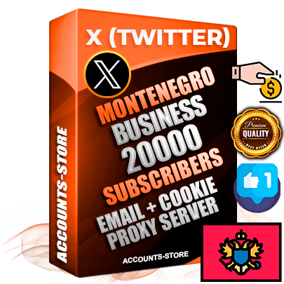 Professional Montenegrin PREMIUM X (Twitter) accounts of manual registration and farming for the FINANCE & BUSINESS niche with high trust history photos and tweets — fully themed and optimized for FINANCE & BUSINESS advertising and promotion — 20000 niche-related live active followers 2009–2014 registration year Verified Email (Included) + Cookie JSON for secure import and login to the account + User Agent + High-quality filling (Photo Header Posts). Fully ready for targeted campaigns and ad launches from any country. Perfectly hold ads without bans. Ideal for any earning schemes affiliate promotions and marketing projects. Quality unlimited IPv4 proxy server included. Professional Montenegrin PREMIUM X (Twitter) accounts of manual registration and farming for the FINANCE & BUSINESS niche with high trust history photos and tweets — fully themed and optimized for FINANCE & BUSINESS advertising and promotion — 20000 niche-related live active followers 2009–2014 registration year Verified Email (Included) + Cookie JSON for secure import and login to the account + User Agent + High-quality filling (Photo Header Posts). Fully ready for targeted campaigns and ad launches from any country. Perfectly hold ads without bans. Ideal for any earning schemes affiliate promotions and marketing projects. Quality unlimited IPv4 proxy server included.