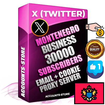 Professional Montenegrin PREMIUM X (Twitter) accounts of manual registration and farming for the FINANCE & BUSINESS niche with high trust history photos and tweets — fully themed and optimized for FINANCE & BUSINESS advertising and promotion — 30000 niche-related live active followers 2009–2014 registration year Verified Email (Included) + Cookie JSON for secure import and login to the account + User Agent + High-quality filling (Photo Header Posts). Fully ready for targeted campaigns and ad launches from any country. Perfectly hold ads without bans. Ideal for any earning schemes affiliate promotions and marketing projects. Quality unlimited IPv4 proxy server included. Professional Montenegrin PREMIUM X (Twitter) accounts of manual registration and farming for the FINANCE & BUSINESS niche with high trust history photos and tweets — fully themed and optimized for FINANCE & BUSINESS advertising and promotion — 30000 niche-related live active followers 2009–2014 registration year Verified Email (Included) + Cookie JSON for secure import and login to the account + User Agent + High-quality filling (Photo Header Posts). Fully ready for targeted campaigns and ad launches from any country. Perfectly hold ads without bans. Ideal for any earning schemes affiliate promotions and marketing projects. Quality unlimited IPv4 proxy server included.