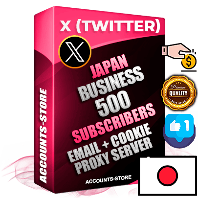 Professional Japanese PREMIUM X (Twitter) accounts of manual registration and farming for the FINANCE & BUSINESS niche with high trust history photos and tweets — fully themed and optimized for FINANCE & BUSINESS advertising and promotion — 500 niche-related live active followers 2009–2014 registration year Verified Email (Included) + Cookie JSON for secure import and login to the account + User Agent + High-quality filling (Photo Header Posts). Fully ready for targeted campaigns and ad launches from any country. Perfectly hold ads without bans. Ideal for any earning schemes affiliate promotions and marketing projects. Quality unlimited IPv4 proxy server included.