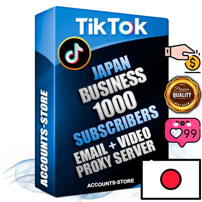 Professional Japanese PREMIUM TikTok accounts of manual registration and farming for the FINANCE & BUSINESS niche with high trust history profile photos and videos — fully themed and optimized for FINANCE & BUSINESS advertising and promotion — 1000 niche-related live active subscribers 2018–2022 registration years Verified Email (included) + Cookie JSON for secure import and login to the account + User Agent + high-quality content filling (profile photo banner and videos). Fully ready for targeted campaigns and ad launches from any country. Perfectly holds ads without bans. Ideal for any earning schemes affiliate promotions and marketing projects. Quality unlimited IPv4 proxy server included. Professional Japanese PREMIUM TikTok accounts of manual registration and farming for the FINANCE & BUSINESS niche with high trust history profile photos and videos — fully themed and optimized for FINANCE & BUSINESS advertising and promotion — 1000 niche-related live active subscribers 2018–2022 registration years Verified Email (included) + Cookie JSON for secure import and login to the account + User Agent + high-quality content filling (profile photo banner and videos). Fully ready for targeted campaigns and ad launches from any country. Perfectly holds ads without bans. Ideal for any earning schemes affiliate promotions and marketing projects. Quality unlimited IPv4 proxy server included.