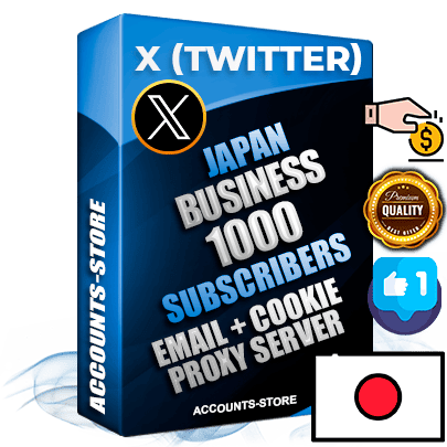 Professional Japanese PREMIUM X (Twitter) accounts of manual registration and farming for the FINANCE & BUSINESS niche with high trust history photos and tweets — fully themed and optimized for FINANCE & BUSINESS advertising and promotion — 1000 niche-related live active followers 2009–2014 registration year Verified Email (Included) + Cookie JSON for secure import and login to the account + User Agent + High-quality filling (Photo Header Posts). Fully ready for targeted campaigns and ad launches from any country. Perfectly hold ads without bans. Ideal for any earning schemes affiliate promotions and marketing projects. Quality unlimited IPv4 proxy server included.