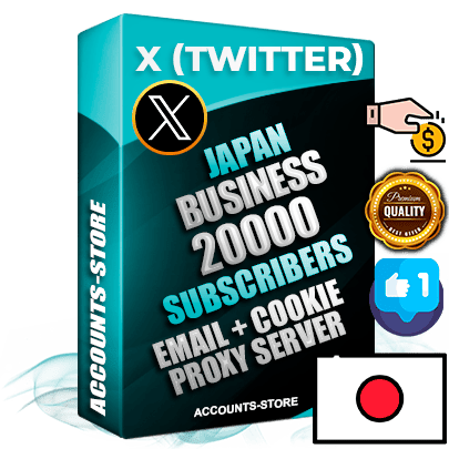 Professional Japanese PREMIUM X (Twitter) accounts of manual registration and farming for the FINANCE & BUSINESS niche with high trust history photos and tweets — fully themed and optimized for FINANCE & BUSINESS advertising and promotion — 20000 niche-related live active followers 2009–2014 registration year Verified Email (Included) + Cookie JSON for secure import and login to the account + User Agent + High-quality filling (Photo Header Posts). Fully ready for targeted campaigns and ad launches from any country. Perfectly hold ads without bans. Ideal for any earning schemes affiliate promotions and marketing projects. Quality unlimited IPv4 proxy server included.