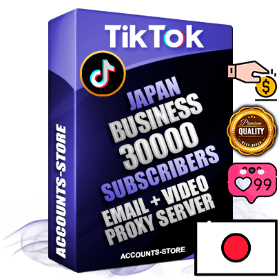 Professional Japanese PREMIUM TikTok accounts of manual registration and farming for the FINANCE & BUSINESS niche with high trust history profile photos and videos — fully themed and optimized for FINANCE & BUSINESS advertising and promotion — 30000 niche-related live active subscribers 2018–2022 registration years Verified Email (included) + Cookie JSON for secure import and login to the account + User Agent + high-quality content filling (profile photo banner and videos). Fully ready for targeted campaigns and ad launches from any country. Perfectly holds ads without bans. Ideal for any earning schemes affiliate promotions and marketing projects. Quality unlimited IPv4 proxy server included. Professional Japanese PREMIUM TikTok accounts of manual registration and farming for the FINANCE & BUSINESS niche with high trust history profile photos and videos — fully themed and optimized for FINANCE & BUSINESS advertising and promotion — 30000 niche-related live active subscribers 2018–2022 registration years Verified Email (included) + Cookie JSON for secure import and login to the account + User Agent + high-quality content filling (profile photo banner and videos). Fully ready for targeted campaigns and ad launches from any country. Perfectly holds ads without bans. Ideal for any earning schemes affiliate promotions and marketing projects. Quality unlimited IPv4 proxy server included.