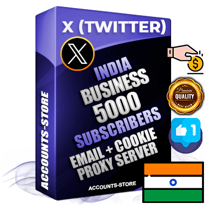 Professional Indian PREMIUM X (Twitter) accounts of manual registration and farming for the FINANCE & BUSINESS niche with high trust history photos and tweets — fully themed and optimized for FINANCE & BUSINESS advertising and promotion — 5000 niche-related live active followers 2009–2014 registration year Verified Email (Included) + Cookie JSON for secure import and login to the account + User Agent + High-quality filling (Photo Header Posts). Fully ready for targeted campaigns and ad launches from any country. Perfectly hold ads without bans. Ideal for any earning schemes affiliate promotions and marketing projects. Quality unlimited IPv4 proxy server included.